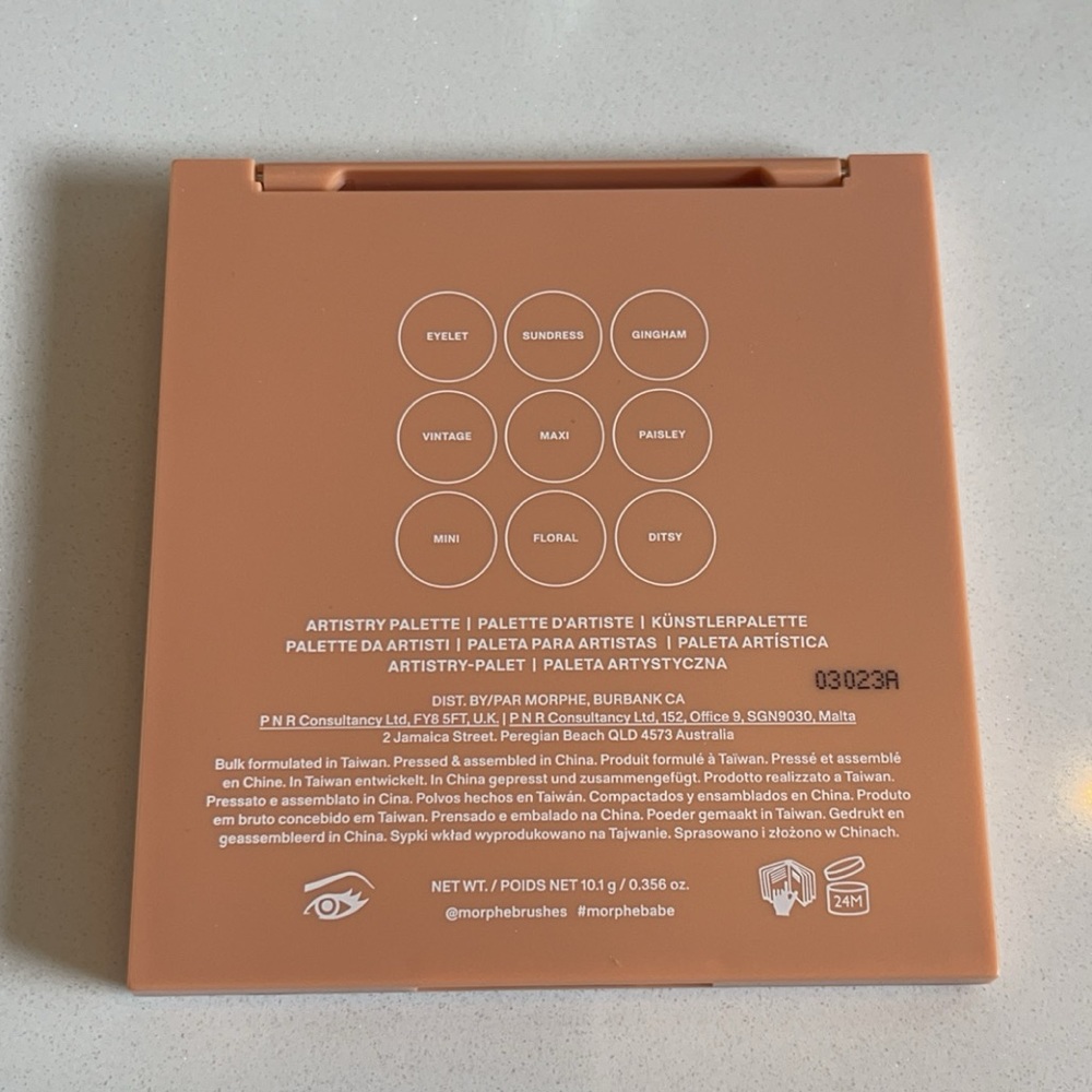 MORPHE NWT 9B Matte Essentials Artistry Palette 9 Cool Colors Eyeshadow … - Picture 3 of 3